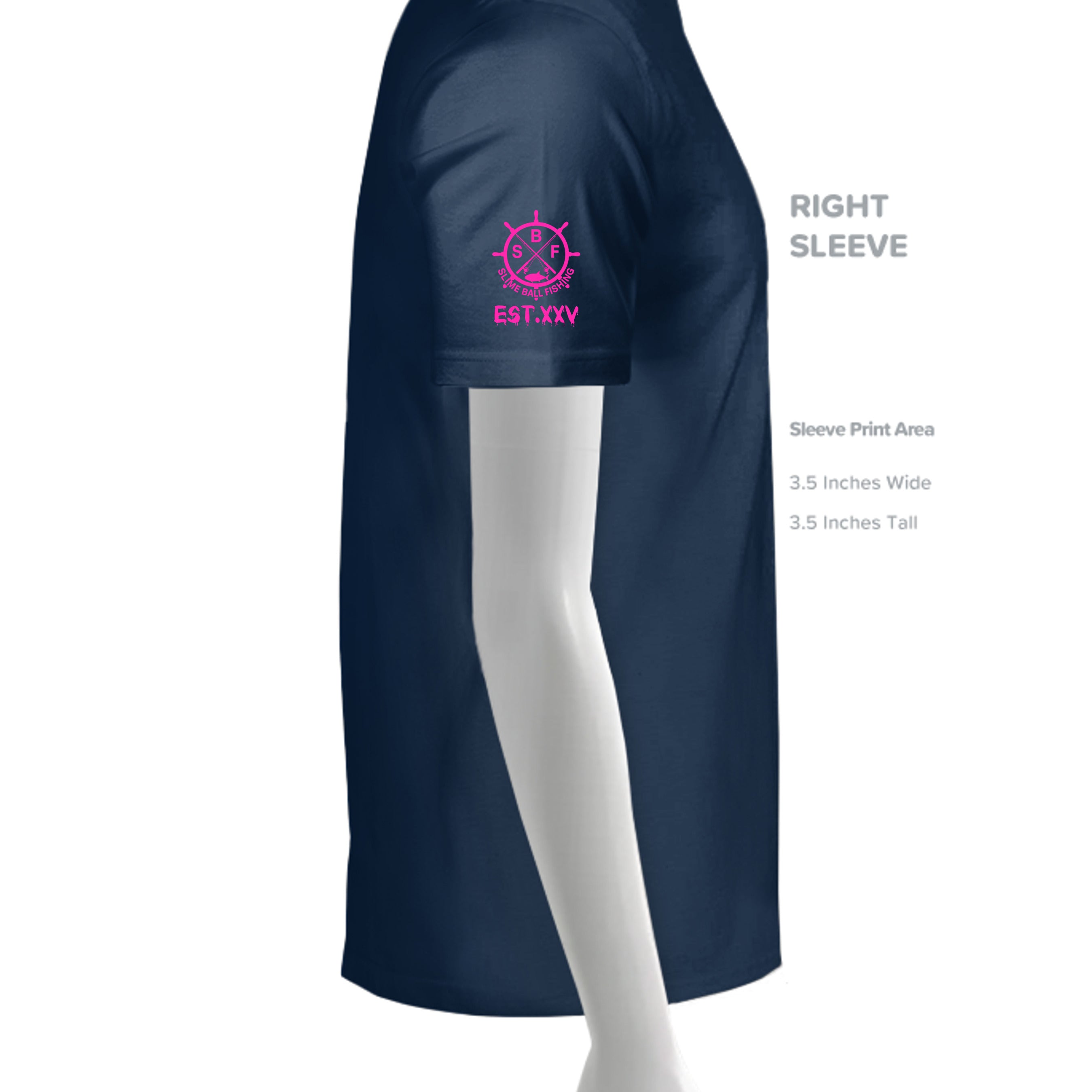 SOLID NAVY BLEND - 1010BE - SLEEVE_RIGHT